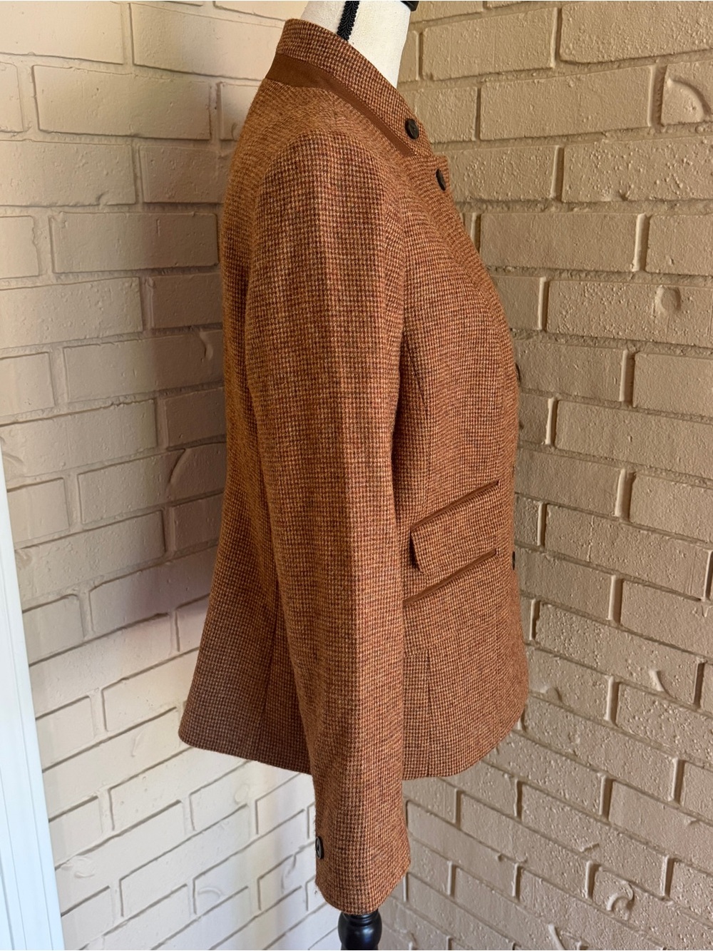 Talbots Blazer Women’s 12 Wool Jacket Old Money Field Coat Country Estate Preppy - Picture 4 of 9
